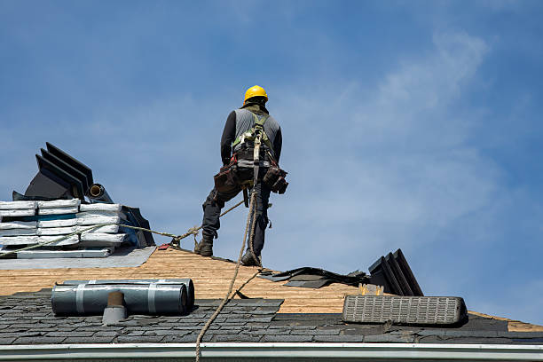Professional Storm Damage Roof Repair technician working in Ryegate, MT